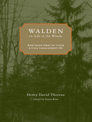 cover image of Walden; or, Life in the Woods